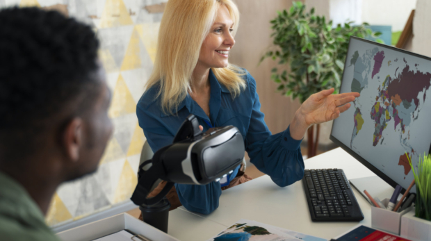 high-angle-woman-working-as-travel-agent (FILEminimizer)